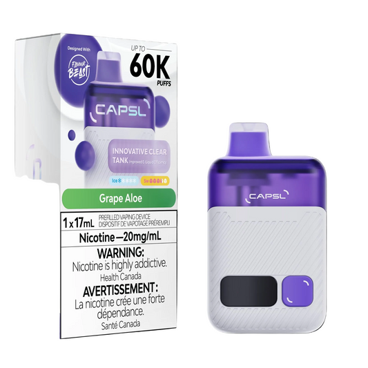 Capsl 60k Grape Aloe 20mg/ml Disposable (Provincial)