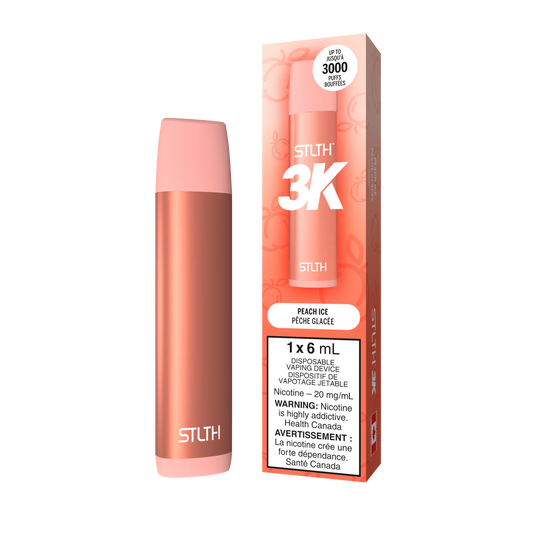 Stlth 3k Peach Ice 20mg/mL disposable