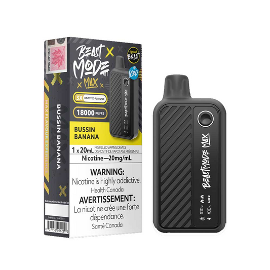 Flavour Beast Beast Mode Max 2 50K Bussin Banana 20mg/mL disposable (Provincial)