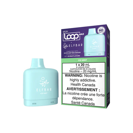 Stlth X Elf Bar Loop Max Pod Ice Mint 20mg/mL (Provincial)