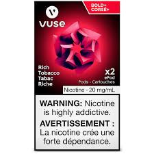 Vuse epod Rich Tobacco– Bold + 20mg/ml x2 (Provincial)