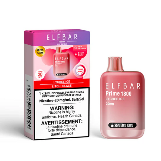 Elf Bar Prime 1800 Lychee Ice 20mg/ml disposable (Provincial)