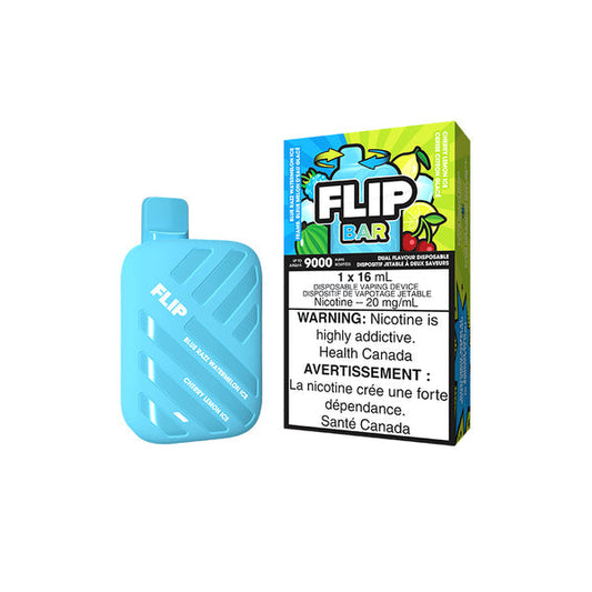 Flip bar 9000 Blue razz watermelon ice & cherry lemon ice 20mg/mL disposable