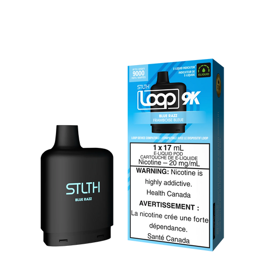 Stlth Loop Pod 9K Blue Razz 20mg/17ml (Provincial)