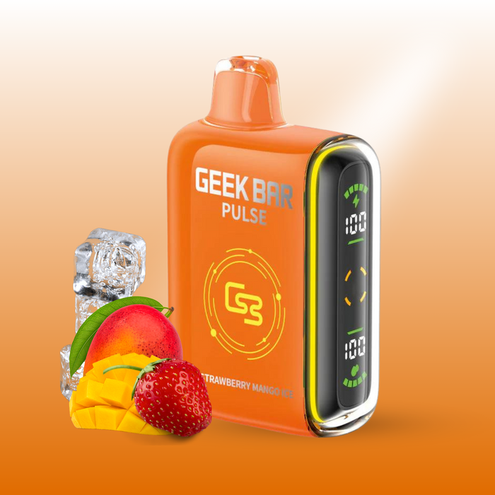 Geek bar Pulse 9000 Strawberry Mango Ice 20mg/mL disposable