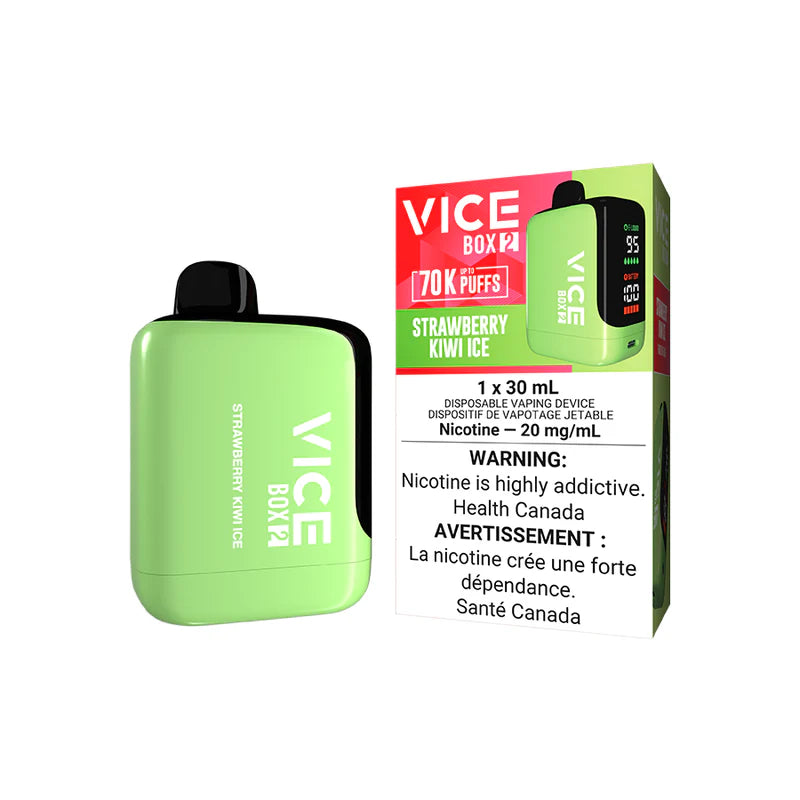 Vice Box 2 70k Strawbery Kiwi Ice 20mg/mL disposable(Provincial)