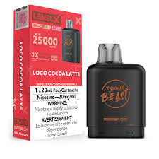 Flavour Beast LevelX Boost G2 pod 25K Loco Cocoa Latte 20mg/mL (Provincial)