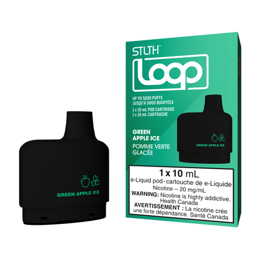 Stlth Loop Green Apple Ice 20mg/mL pods