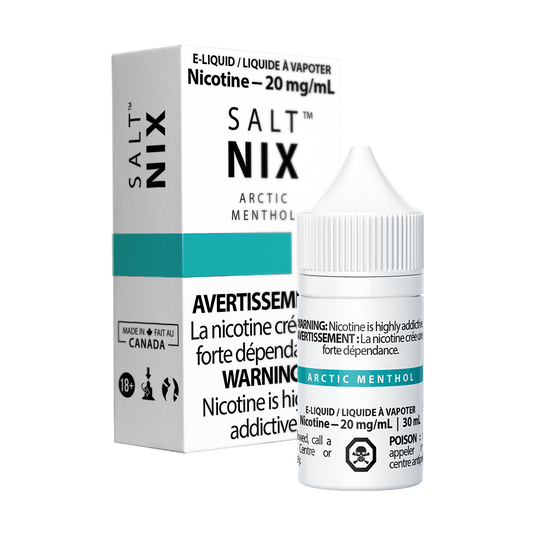 Nix salt e-liquid Arctic Menthol 20mg/mL-30mL (Provincial)