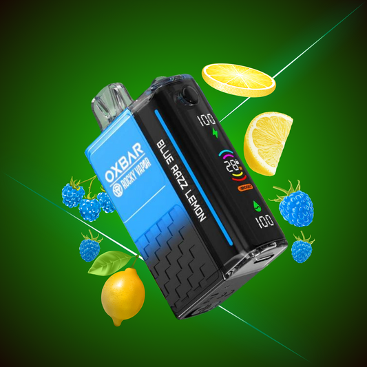 Oxbar M20K Blue razz Lemon 20mg/mL disposable