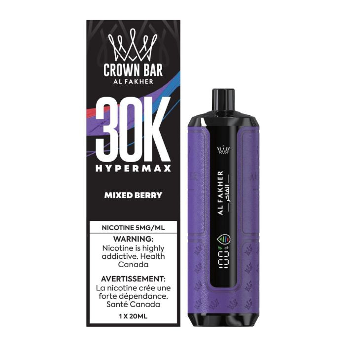 Crown bar AL Fakher Hypermax 30k Mixed Berry  5mg/ml (Provincial)