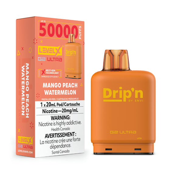 Level X Drip’n G2 Ultra Pod Mango Peach Watermelon 20ml (Provincial)
