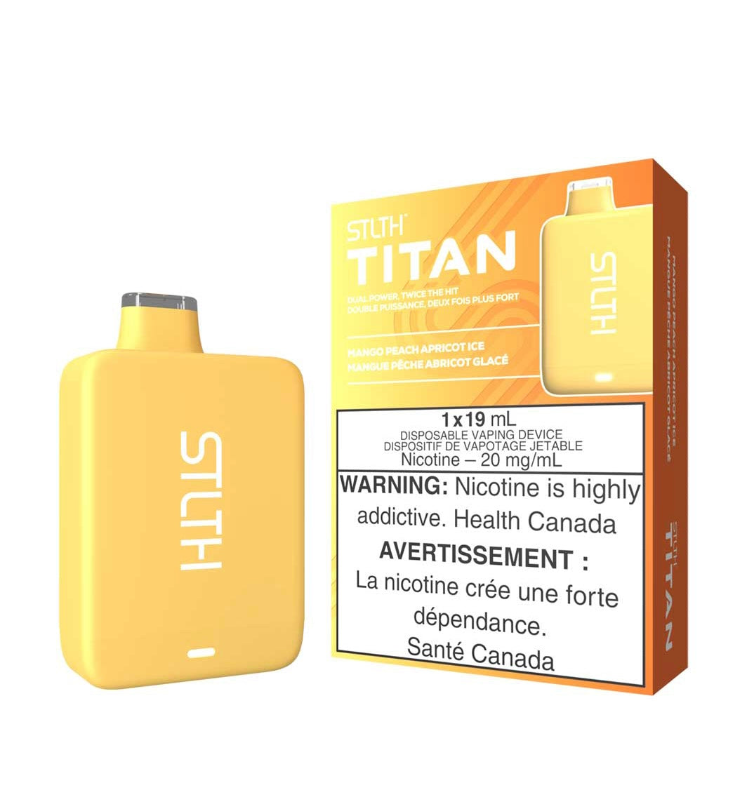 Stlth Titan 10k Mango peach apricot ice 20mg/mL disposable