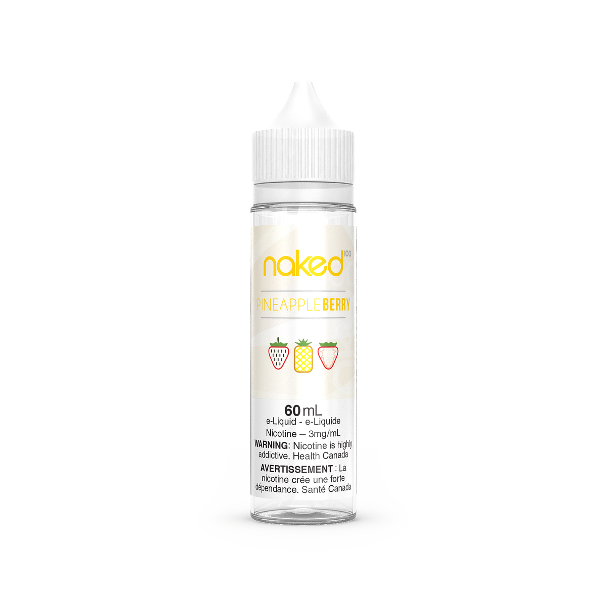 Naked 100 e-liquid Pineapple Berry 3mg/mL-60mL