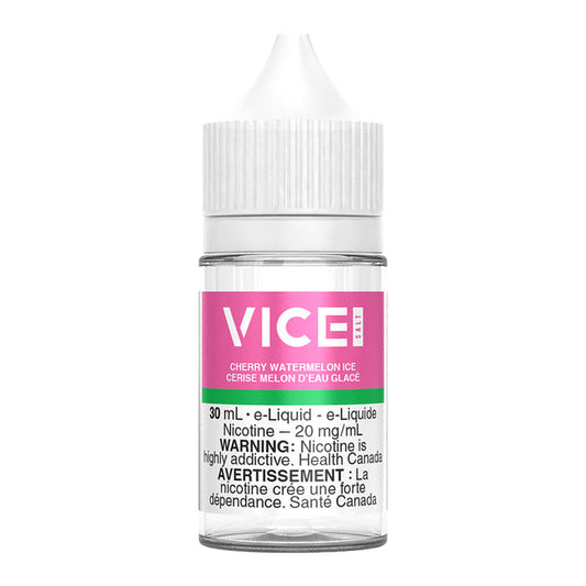 Vice salt e-liquid Cherry Watermelon Ice 20mg/mL-30mL ( provincial)