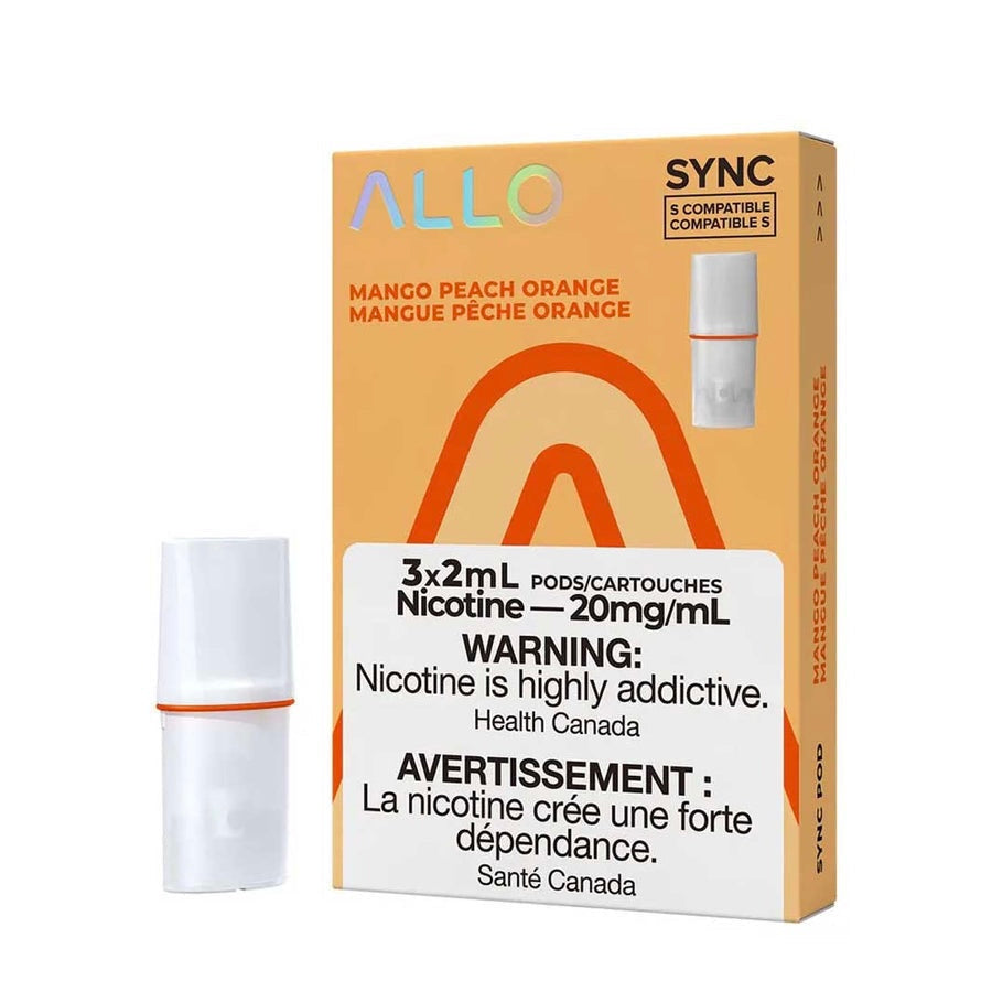 Allo sync HIT pods Mango Peach Orange 20mg/mL