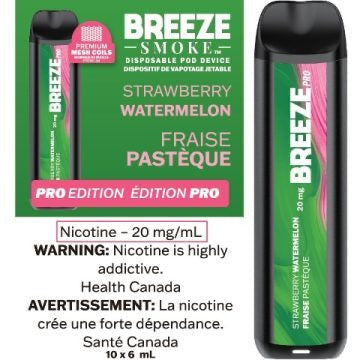 Breeze Pro 2000 Strawberry watermelon 20mg/mL disposable