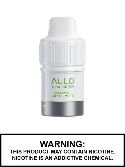 Allo Ultra 10k  Spearmint pre-filled pod 20mg/ml (Provincial)