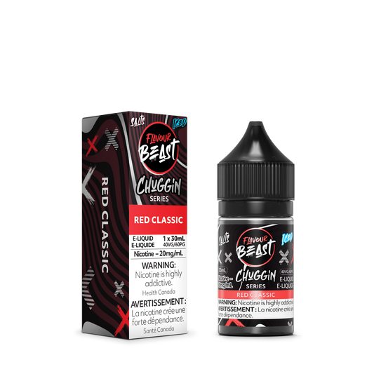 Flavour Beast e-liquid Chuggin Red Classic Iced 20mg/ml-30mL (Provincial)