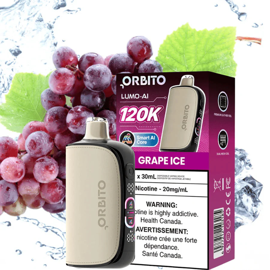 Orbito Lumo AI 120k Grape Ice 20mg/mL disposable (Provincial)