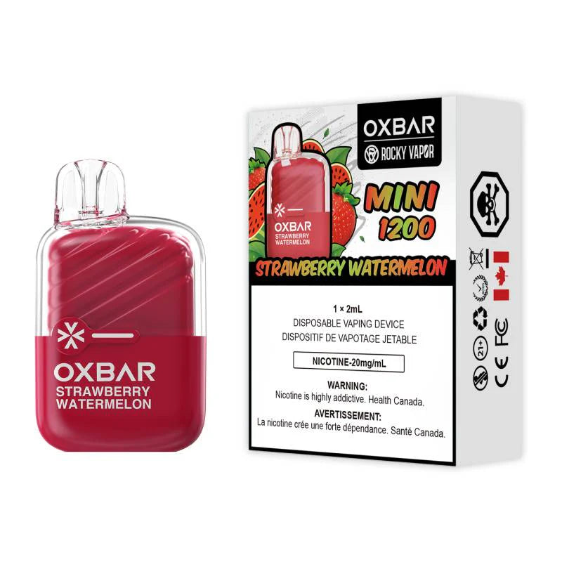 Oxbar Mini 1200 Strawberry Watermelon 20mg/mL disposable (Provincial)
