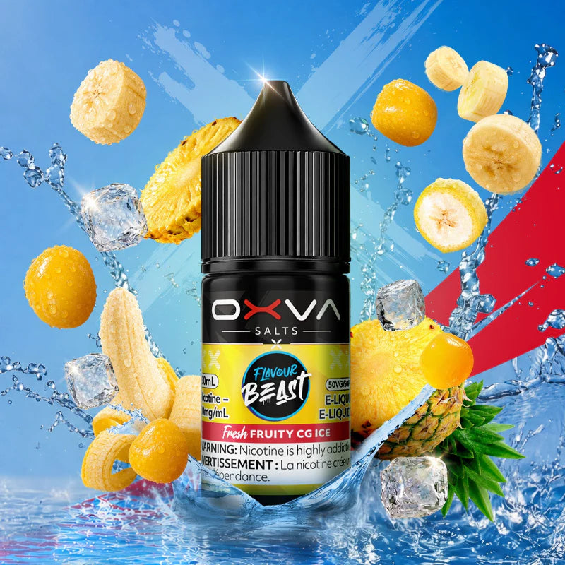 Flavour Beast X Oxva E-liquid Fresh Fruity CG Ice 20mg/30mL (Provincial)