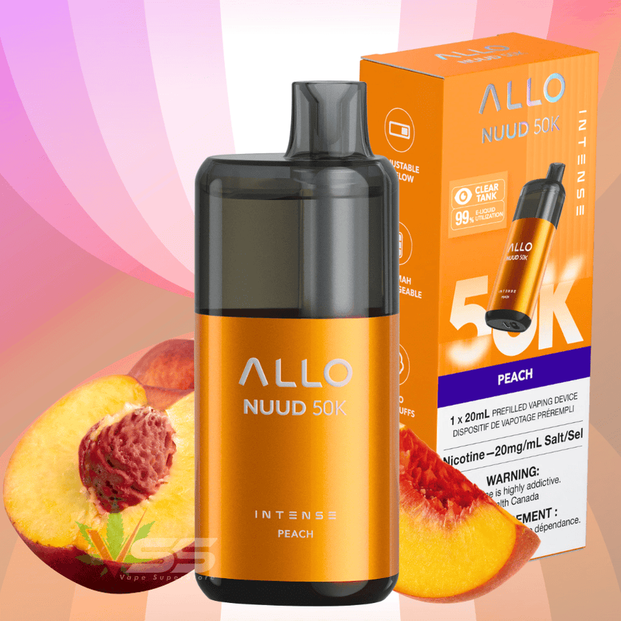 Allo Nuud 50K Peach 20mg/ml disposable (Provincial)