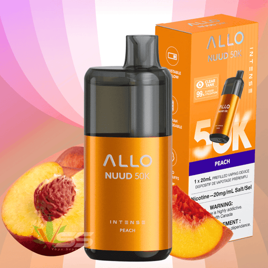 Allo Nuud 50K Peach 20mg/ml disposable (Provincial)