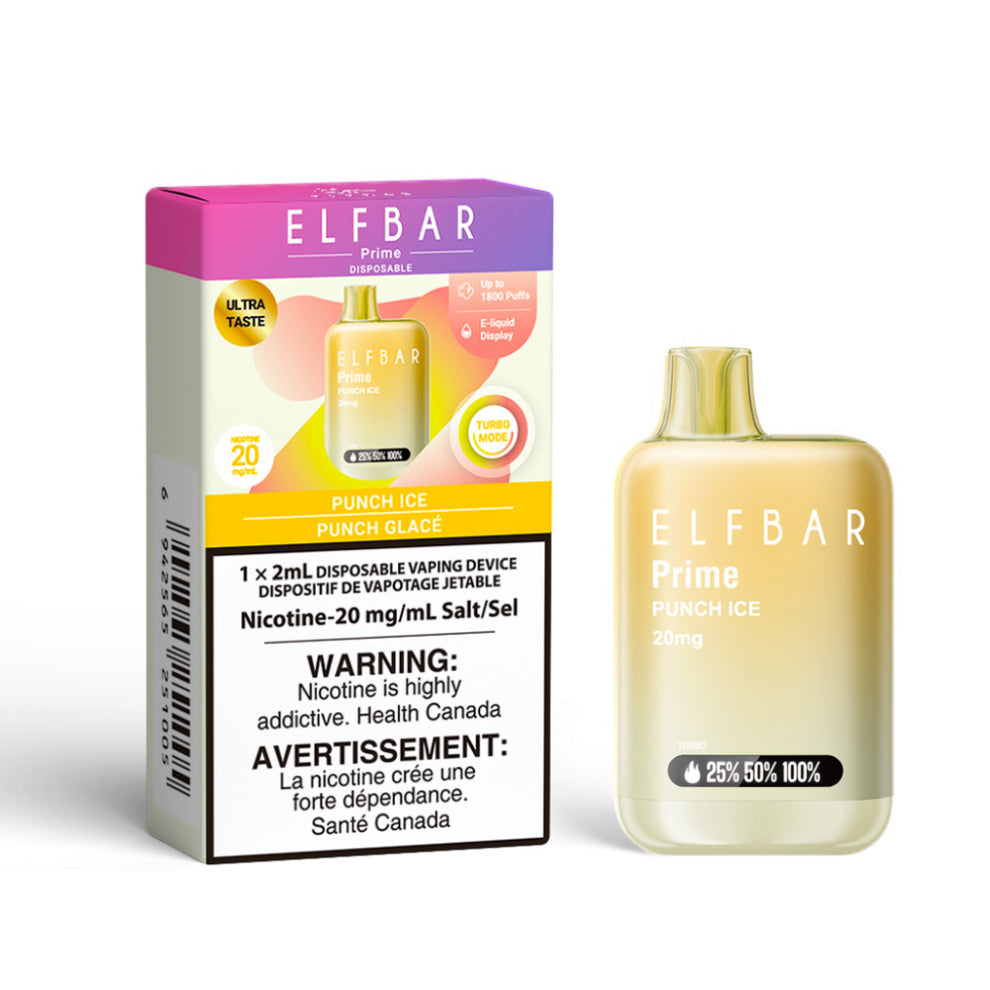 Elf Bar Prime 1800 Punch ice 20mg/ml disposable (Provincial)