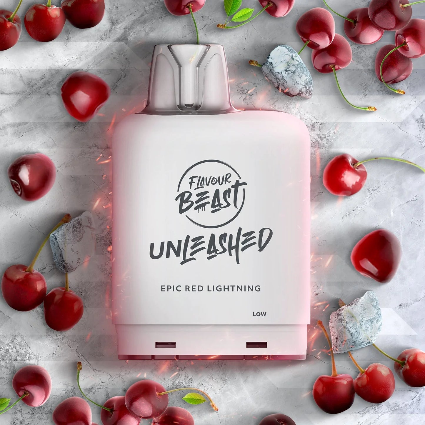 Flavour Beast Level X G2 Ultra pod 50k Epic Red Lightning Iced 20mg/mL (Provincial)