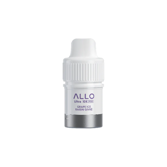 Allo Ultra 10k Grape Ice pre-filled pod 20mg/ml (Provincial)