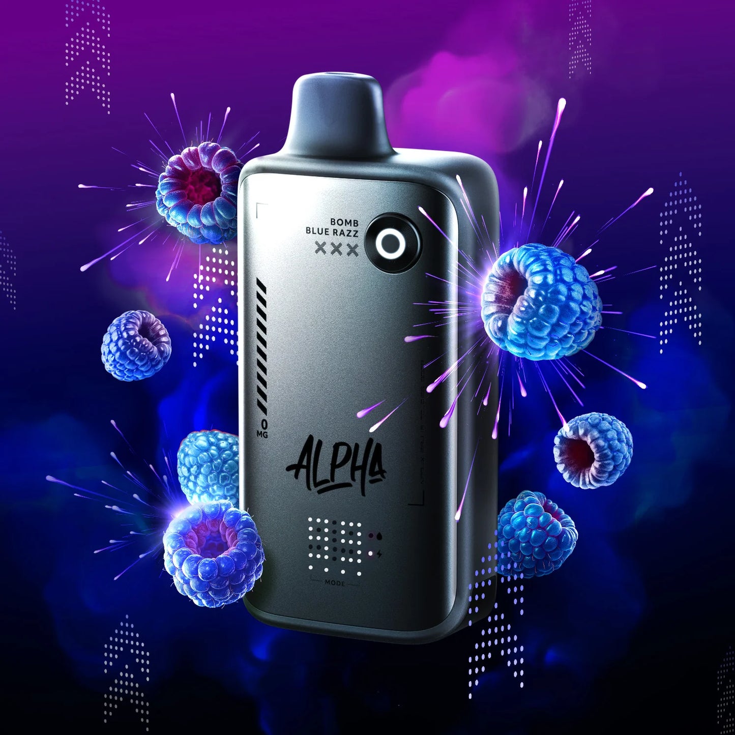 Flavour Beast Alpha 80k Bomb Blue Razz 10mg/30mL disposable (Provincial)