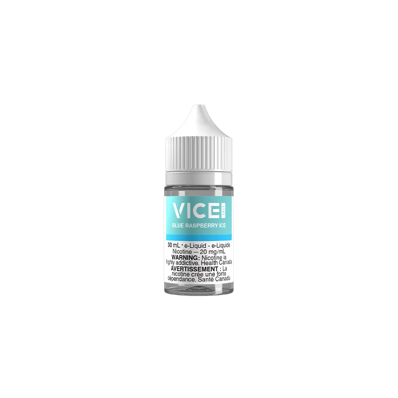 Vice salt e-liquid Blue Raspberry Ice 12mg/mL-30mL (provincial)