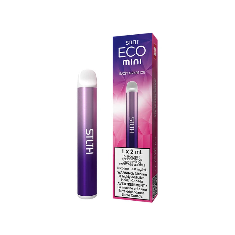 Stlth Eco Mini Razzy Grape Ice 20mg/mL disposable (Provincial)