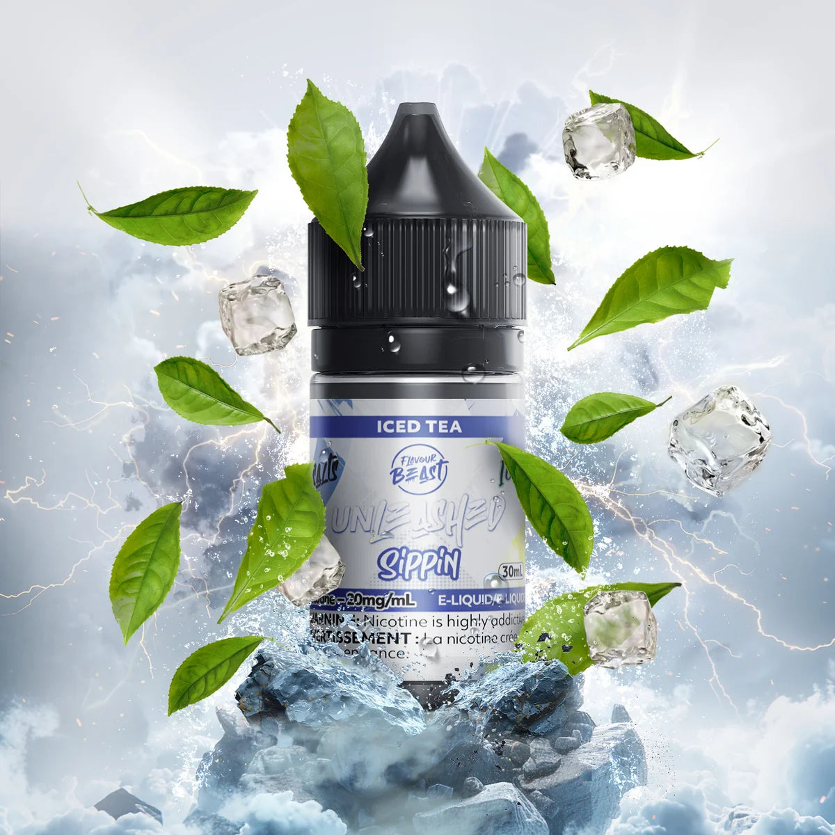 Flavour Beast e-liquid Unleashed Sippin Iced Tea 20mg/mL-30mL (Provincial)