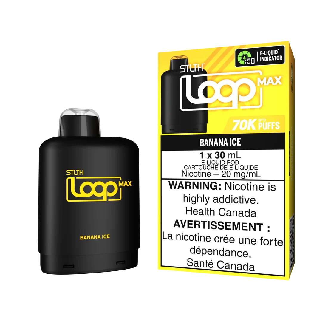 Stlth Loop Pod Max 70k Banana Ice 20mg (Provincial)