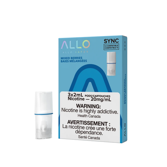 Allo sync HIT pods Mixed Berries 20mg/mL