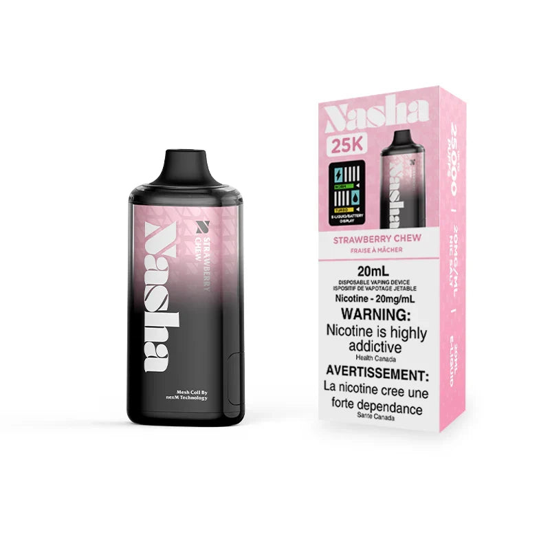 Nasha 25K Srawberry Chew 20mg/mL disposable (Provincial)t