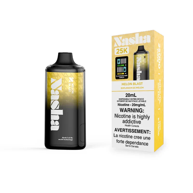 Nasha 25K Melon Blast 20mg/mL disposable (Provincial)