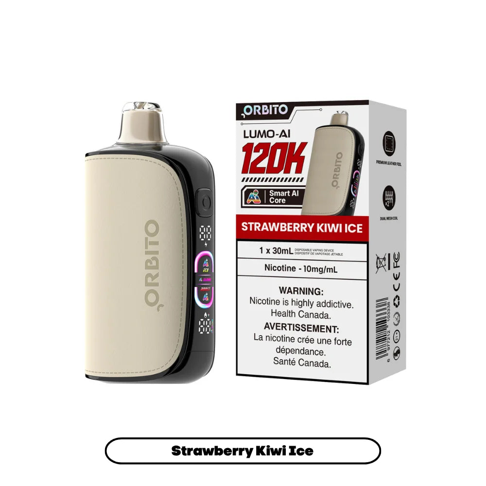 Orbito Lumo AI 120k Strawberry Kiwi Ice 10mg/mL disposable (Provincial)