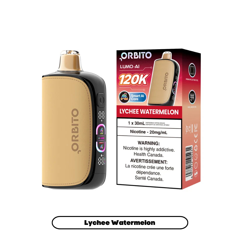 Orbito Lumo AI 120k Lychee Watermelon 20mg/mL disposable (Provincial)