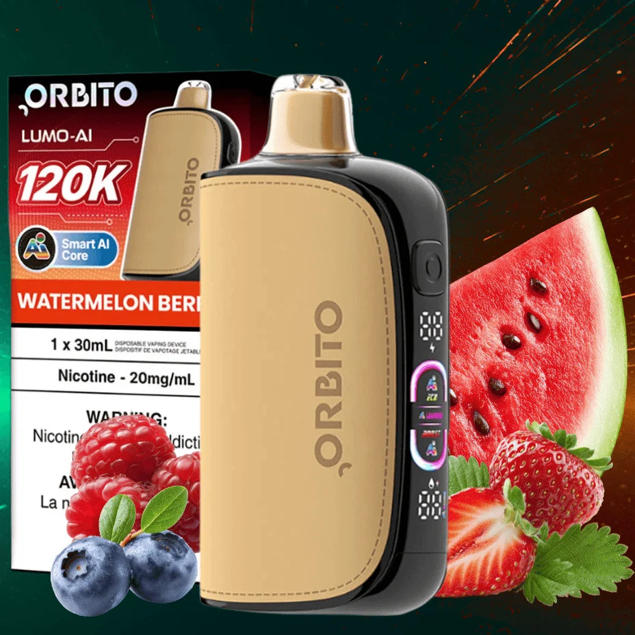 Orbito Lumo AI 120k Raspberry Watermelon 20mg/mL disposable (Provincial)