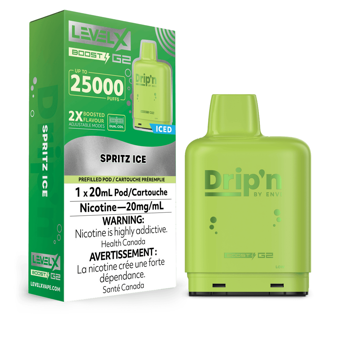 Level X Drip’n Boost G2 Pod Spritz 20ml (Provincial)