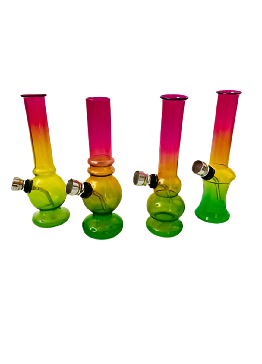 Stationary- Glass Mini Bong 6”