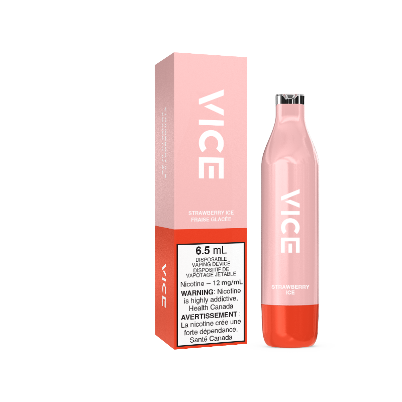 Vice 2500 Strawberry Ice 12mg/mL disposable (Provincial)