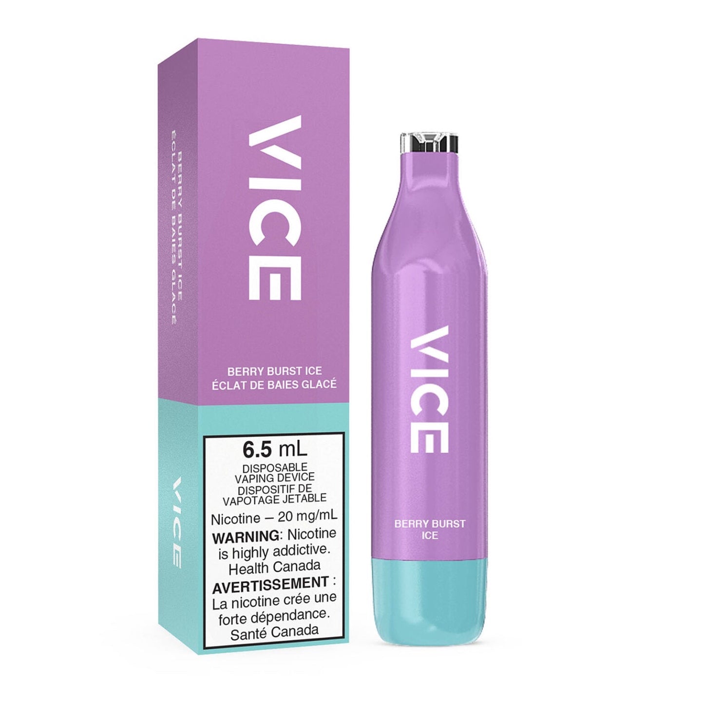 Vice 2500 Berry Burst Ice 20mg/mL disposable (Provincial)