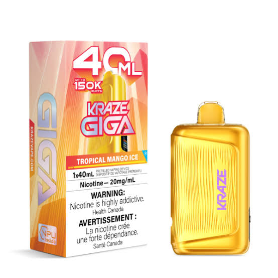 Kraze Giga 150k Tropical Mango Ice 20mg/ml (Provincial)