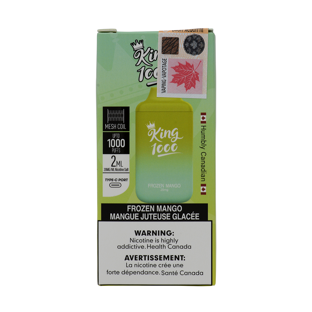 King 6000 Frozen Mango 0mg/ml Disposable (Provincial)