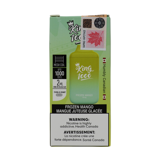 King 6000 Frozen Mango 0mg/ml Disposable (Provincial)