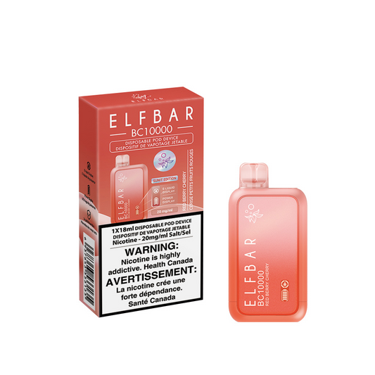 Elf bar BC10000 Red berry cherry 20mg/mL disposable